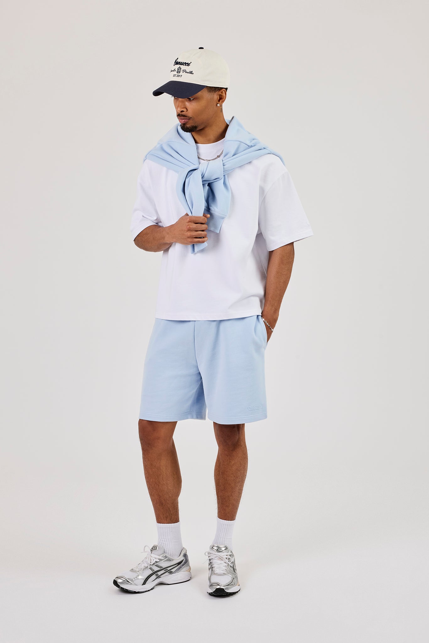 Relaxed Jersey Short - Light Blue